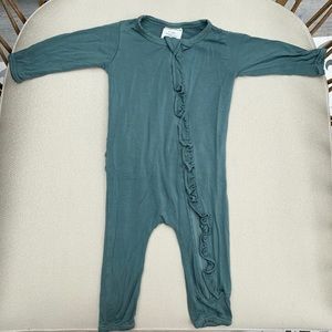 SpearmintLOVE Ruffle Zip Romper